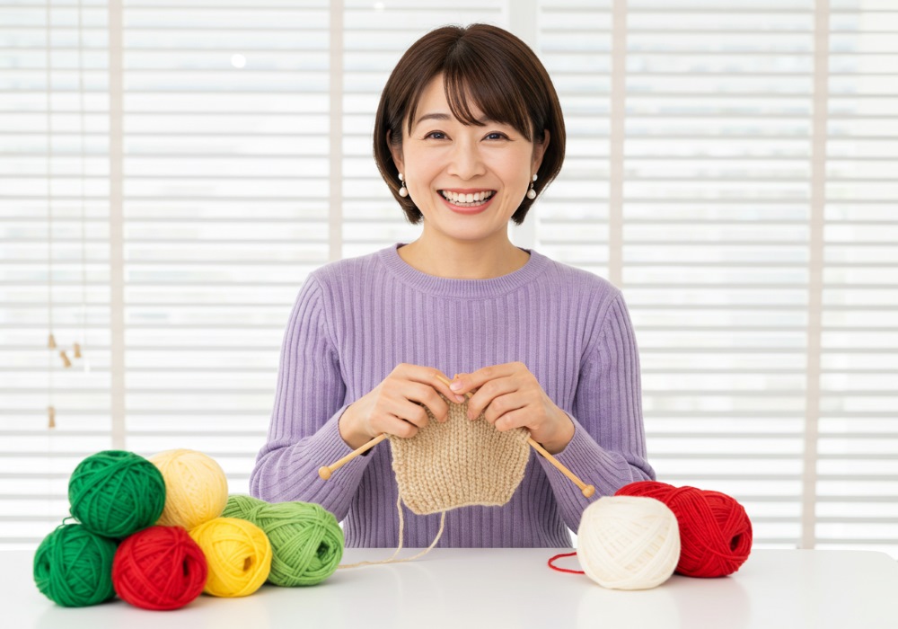 50代から編み物を始めるメリットと楽しさ